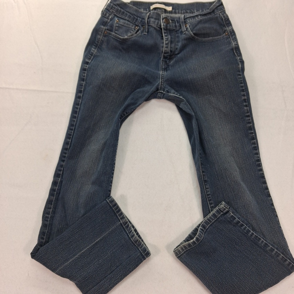 Levi's Jeans Womens 4 505 Straight Medium Wash Denim EUC